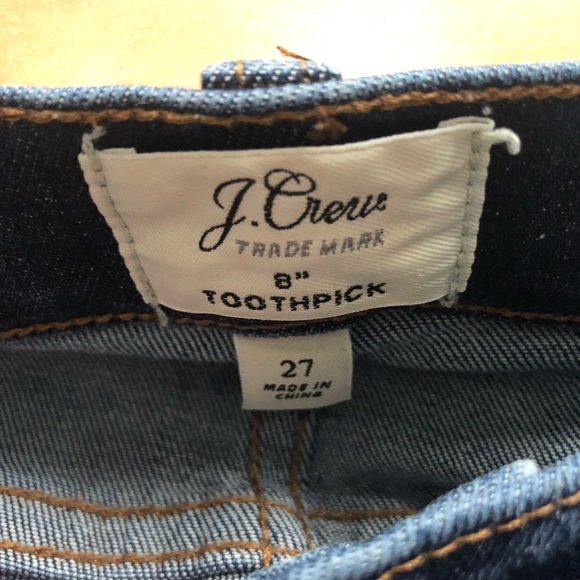 J. Crew Mid Rise Toothpick Sz 27 - Picture 3 of 3